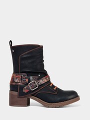 Joe Browns Black Tuker Style Ankle Boots - Image 3 of 7