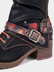 Joe Browns Black Tuker Style Ankle Boots - Image 6 of 7