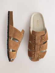 Tan Brown Forever Comfort®? Fisherman Footbed Mules - Image 1 of 10