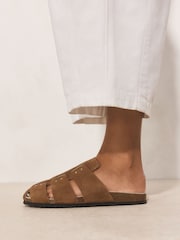 Tan Brown Forever Comfort®? Fisherman Footbed Mules - Image 3 of 10