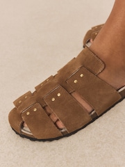 Tan Brown Forever Comfort®? Fisherman Footbed Mules - Image 4 of 10