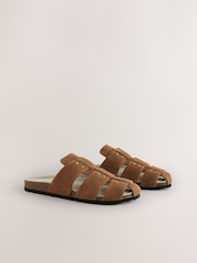 Tan Brown Forever Comfort®? Fisherman Footbed Mules - Image 7 of 10