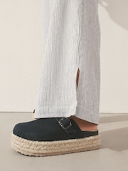Navy Forever Comfort® Espadrille Footbed Shoes - Image 6 of 10