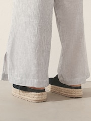 Navy Forever Comfort® Espadrille Footbed Shoes - Image 8 of 10