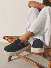 Navy Forever Comfort® Espadrille Footbed Shoes - Image 9 of 10