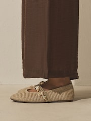 Natural Forever Comfort® Round Toe Charm Mary Jane Flats - Image 1 of 9