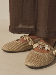 Natural Forever Comfort® Round Toe Charm Mary Jane Flats - Image 4 of 9