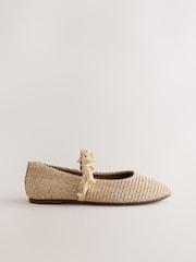 Natural Forever Comfort® Round Toe Charm Mary Jane Flats - Image 6 of 9