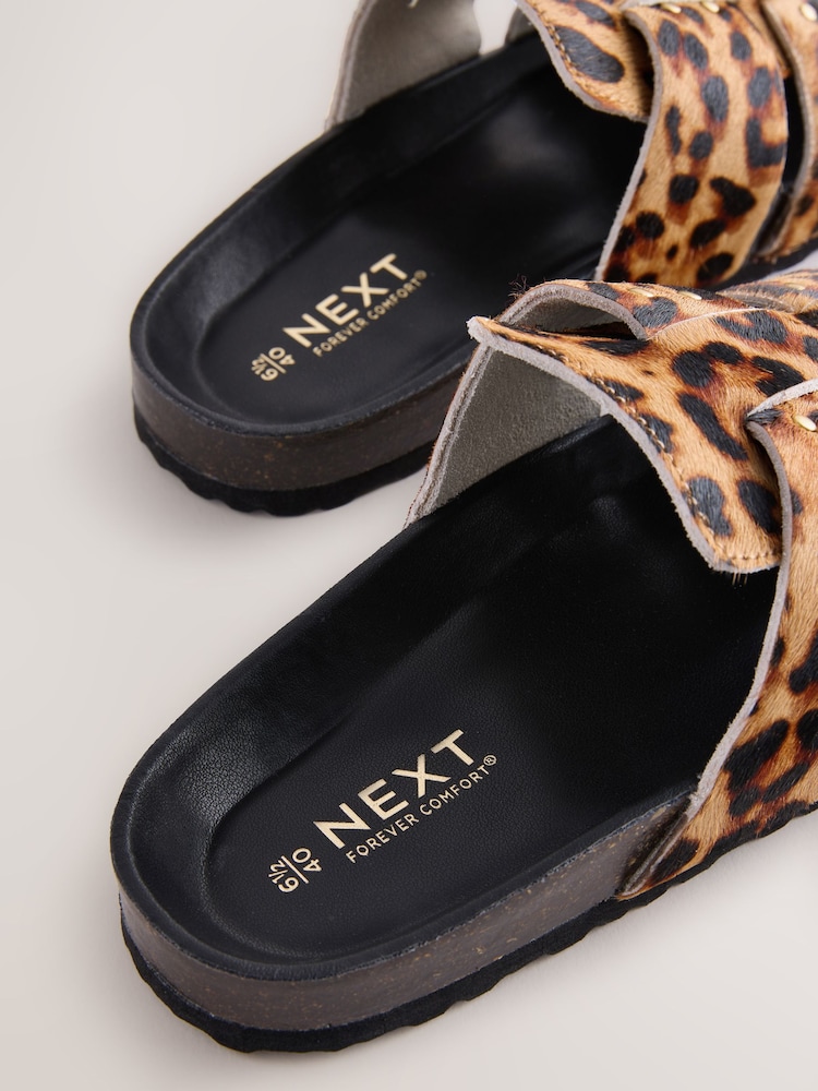 Leopard Forever Comfort®? Fisherman Footbed Mules - Image 10 of 10 Leopard Forever Comfort®? Fisherman Footbed Mules - Image 10 of 10
