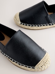Black Forever Comfort® High Cut Espadrille Flats - Image 7 of 9