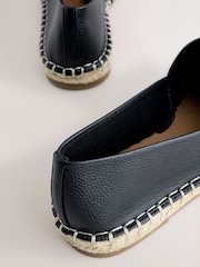 Black Forever Comfort® High Cut Espadrille Flats - Image 8 of 9