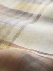 Brown/Pink Blurred Check Lightweight Shirt - Image 8 of 8