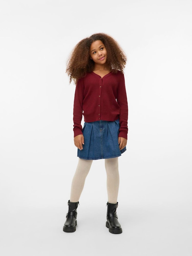 VERO MODA Red Button Down Cardigan - Image 1 of 3 VERO MODA Red Button Down Cardigan - Image 1 of 3