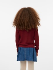 VERO MODA Red Button Down Cardigan - Image 2 of 3