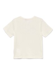 VERO MODA White Bow Graphic Short Sleeve T-Shirt - Image 5 of 5