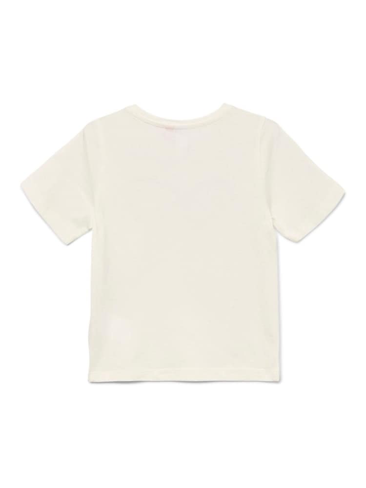 VERO MODA White Bow Graphic Short Sleeve T-Shirt - Image 5 of 5