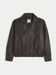 Leather Cropped Jacket - Image 3 of 3