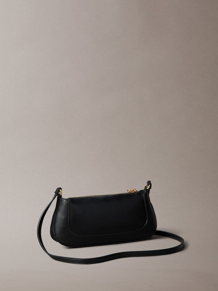 Calvin Klein Black Long Zip Cross-Body Bag - Image 2 of 4 Calvin Klein Black Long Zip Cross-Body Bag - Image 2 of 4