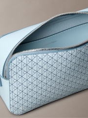 Calvin Klein Blue Allover Monogram Logo Camera Bag - Image 2 of 2