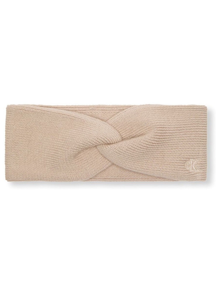 Calvin Klein Grey Soft Twist Headband - Image 1 of 1 Calvin Klein Grey Soft Twist Headband - Image 1 of 1