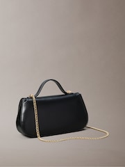 Calvin Klein Black Monogram Logo Hardware Tote Bag - Image 3 of 5