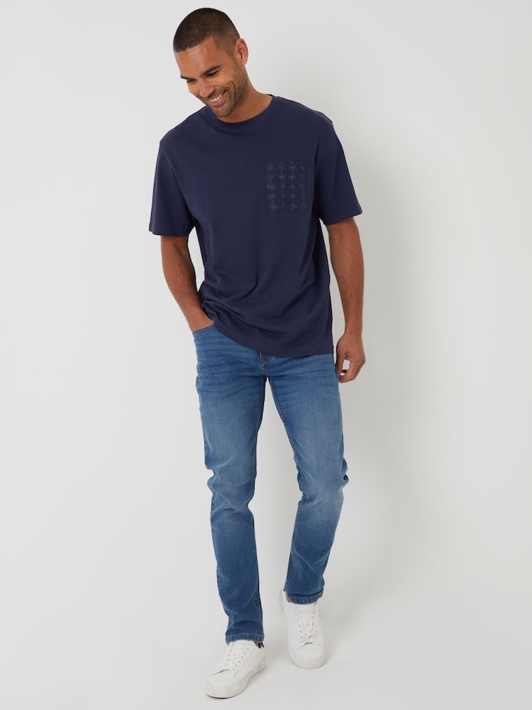 De culoare deschisă - Blugi Threadbare stretch lim fit  - Image 3 of 4