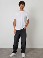 Threadbare Grey Loose Fit Jeans - Image 3 of 4