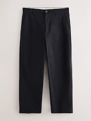 Black Relaxed Fit Cotton Rich Stretch Chinos - Image 6 of 8