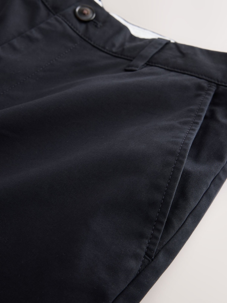 Black Relaxed Fit Cotton Rich Stretch Chinos - Image 8 of 8 Black Relaxed Fit Cotton Rich Stretch Chinos - Image 8 of 8