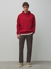 Brown Straight Fit Cotton Rich Stretch Chinos - Image 3 of 6