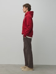 Brown Straight Fit Cotton Rich Stretch Chinos - Image 4 of 6