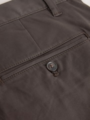 Mid Brown Straight Fit Cotton Rich Stretch Chinos - Image 9 of 9