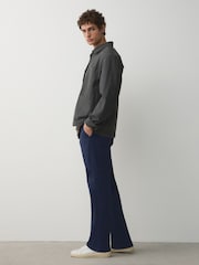 أزرق - قياس مستقيم - تشينو غني بالقطن وقابل للتمدد - صورة 3 من 10