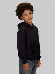 Calvin Klein Black Contrast Pocket Hoodie - Image 1 of 5