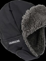 Didriksons Biggles Waterproof Kids Black Hat - Image 3 of 3