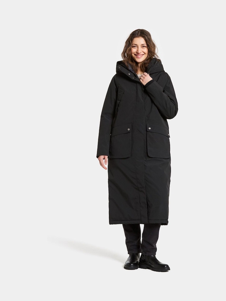 Didriksons Melody Long Waterproof Padded Womens Coat - Image 1 of 5