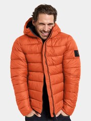 Didriksons Red Ed Mens Puffa Coat - Image 1 of 5