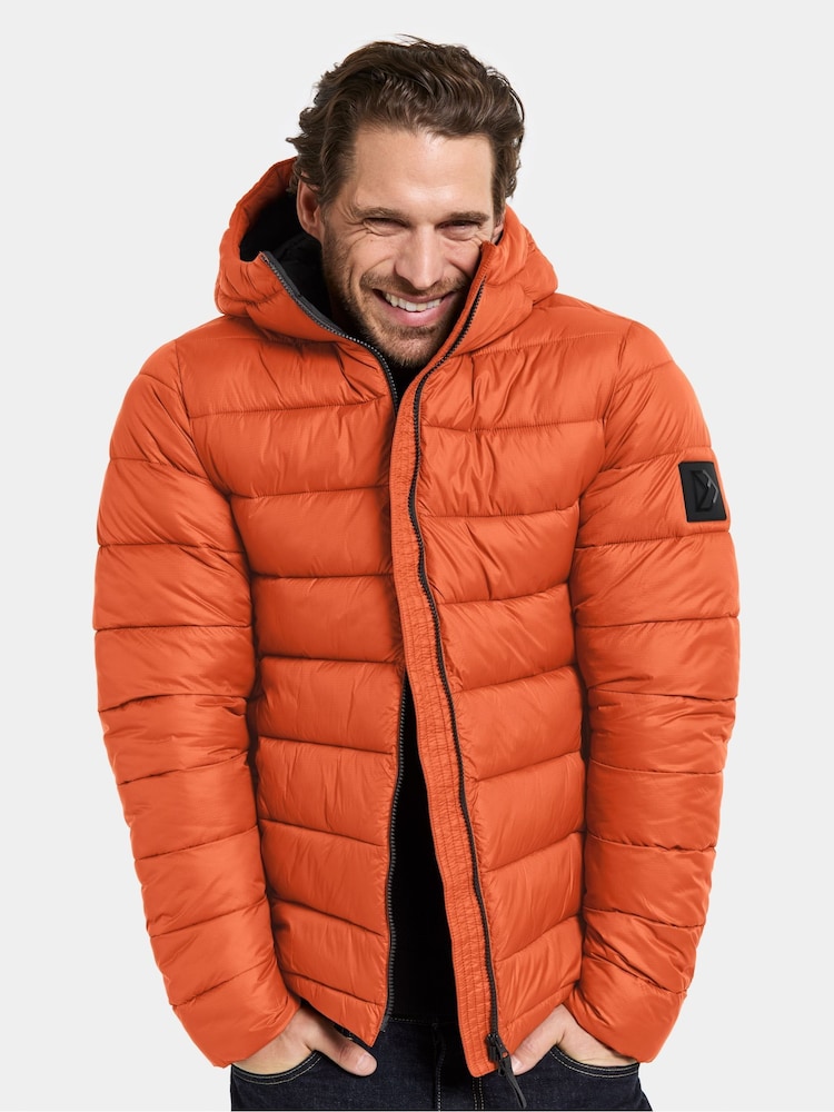 Didriksons Red Ed Mens Puffa Coat - Image 1 of 5