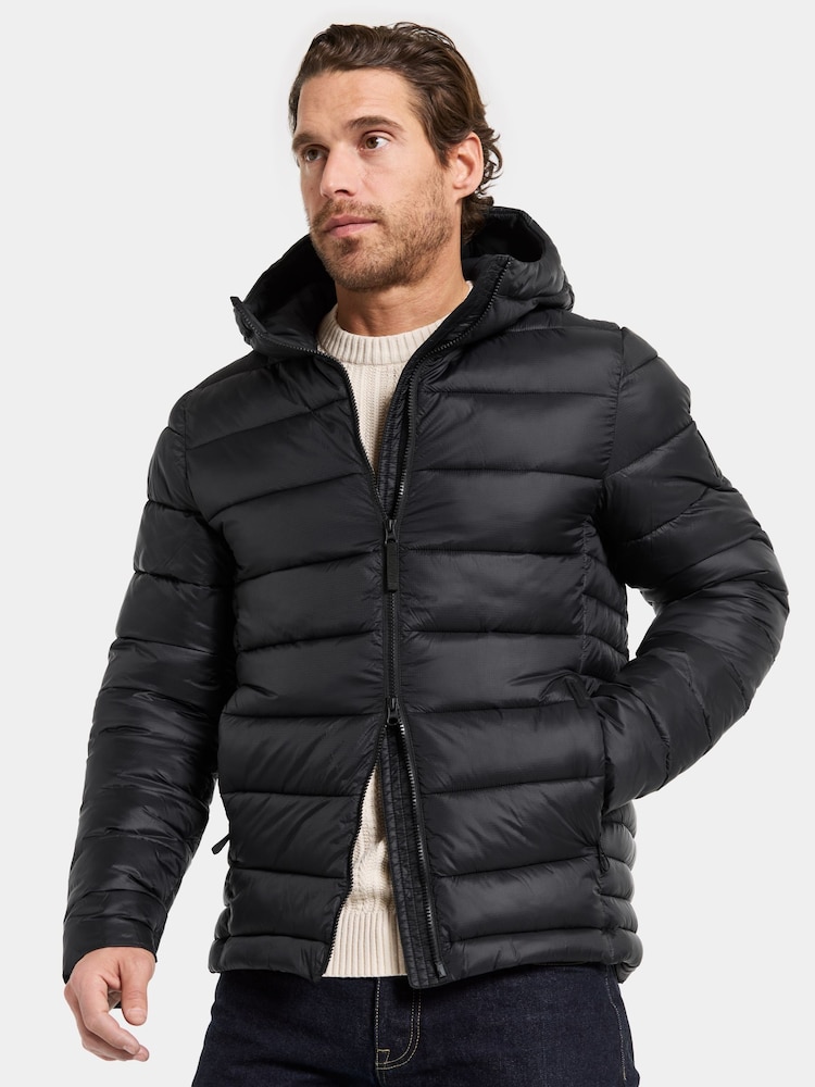 Didriksons Ed Mens Puffa Black Coat - Image 1 of 6 Didriksons Ed Mens Puffa Black Coat - Image 1 of 6