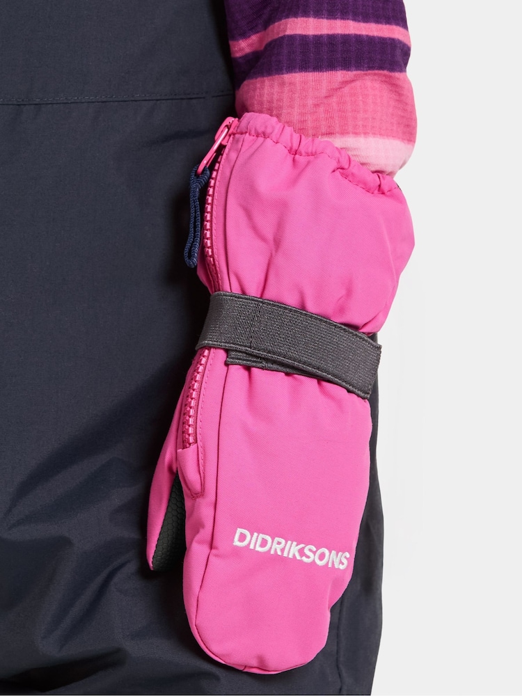 Didriksons Biggles Waterproof Zip Mitten Gloves - Image 1 of 2 Didriksons Biggles Waterproof Zip Mitten Gloves - Image 1 of 2