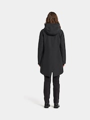 Didriksons Alana Womens Waterproof Black Coat - Image 2 of 5