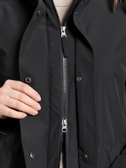 Didriksons Alana Womens Waterproof Black Coat - Image 4 of 5