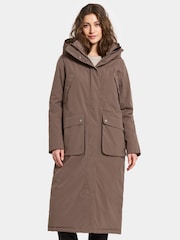 Didriksons Melody Long Waterproof Padded Womens Coat - Image 1 of 5