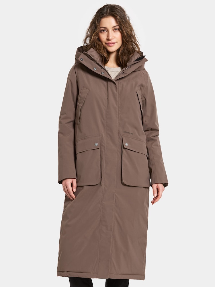 Didriksons Melody Long Waterproof Padded Womens Coat - Image 1 of 5 Didriksons Melody Long Waterproof Padded Womens Coat - Image 1 of 5