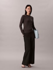 Calvin Klein Merino Wool Crew Neck Jumper - Imagem 3 de 7