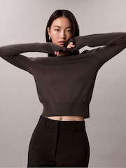 Calvin Klein Merino Wool Crew Neck Jumper - Imagem 4 de 7