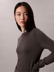 Calvin Klein Merino Wool Crew Neck Jumper - Imagem 6 de 7
