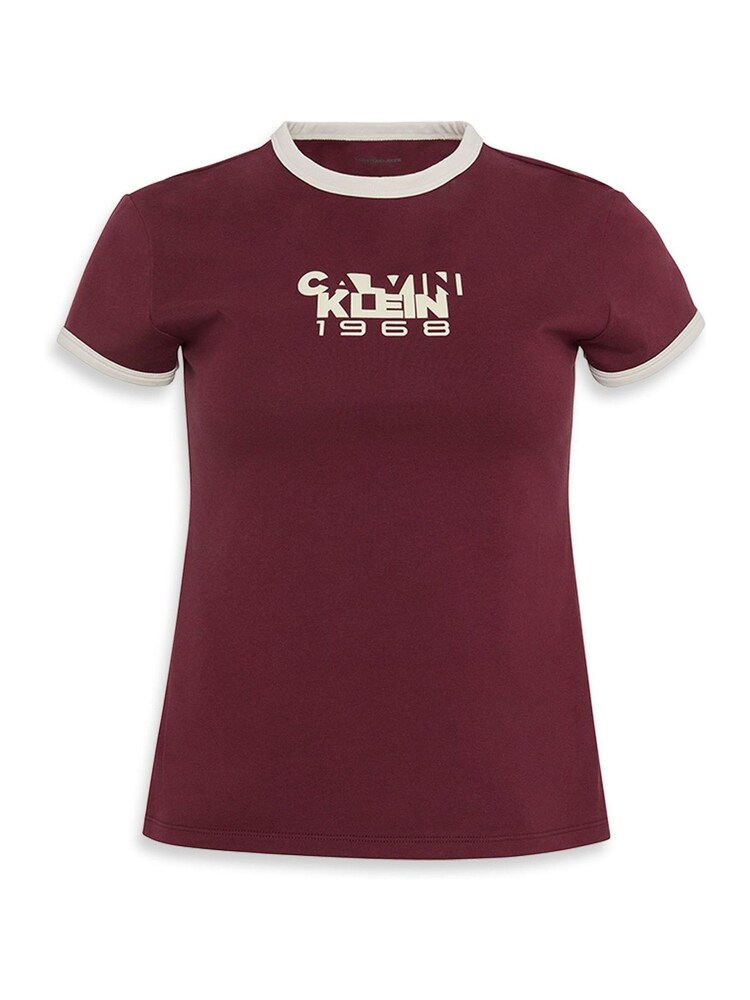 Vermelho - Calvin Klein 1968 Logo Graphic Baby T-Shirt - Imagem 1 de 1