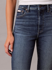 Calvin Klein Blue High Rise Skinny Jeans - Image 5 of 6