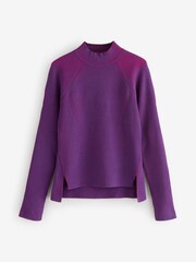 Roxa - Calvin Klein Tech Knit Ribbed Mock Neck Sweater - Imagem 7 de 7